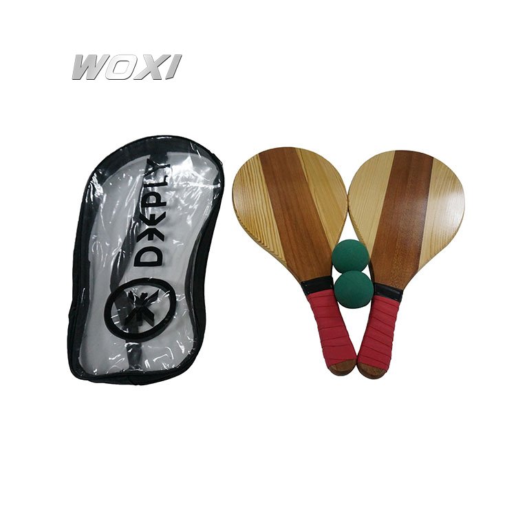 Customized Printing Design Beach matkot Paddle Ball Beach Racket Set