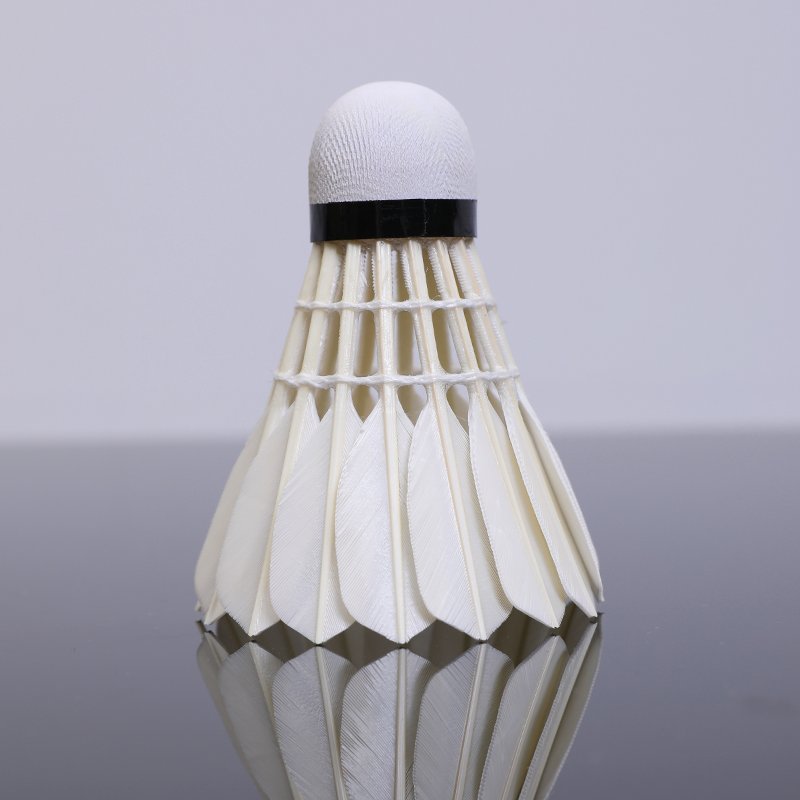 International competition level of badminton with high quality of bleached goose feather and cork in two materials No.444