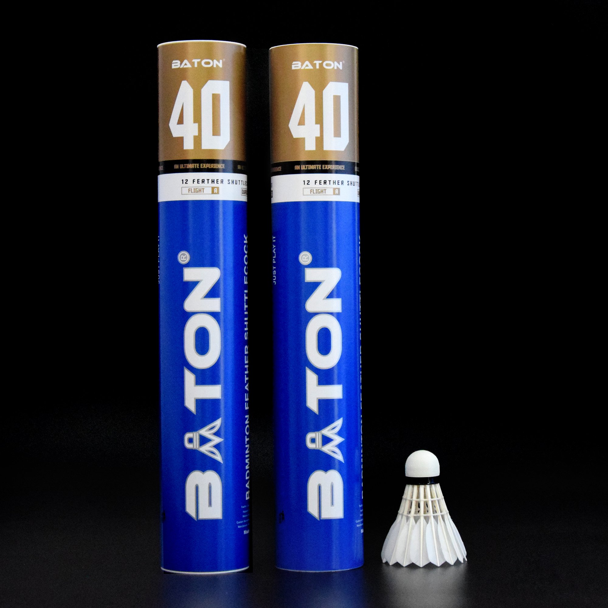 Popular in Korea and Malaysia cheap badminton shuttlecock Baton NO.40