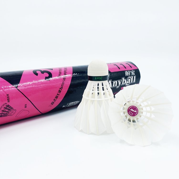 Cheap Light Weight Durable Badminton Shuttlecocks/Feather Badminton Birdies Hybrid 3in1 Badminton Duck Feather Shuttlecock