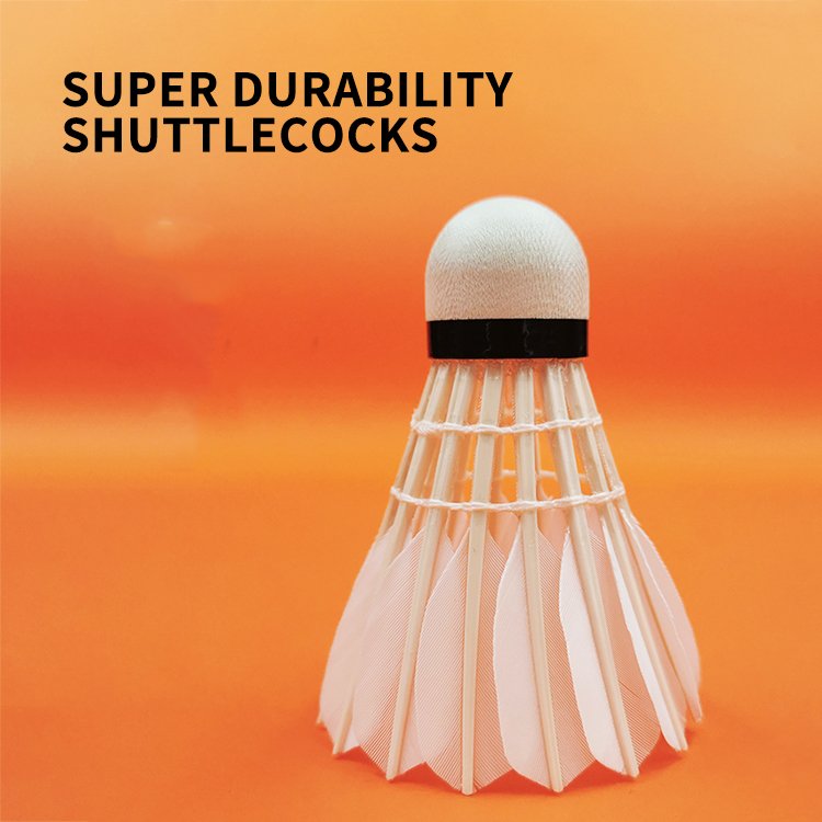 Factory Price Badminton World Federation Approved BWF Badminton Shuttlecock Goose Feather for Sport Training/Competition