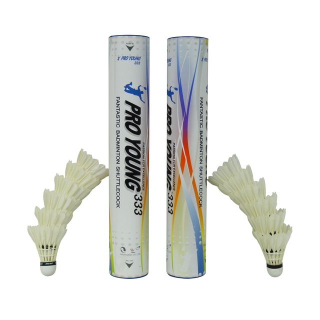Badminton shuttlecock for international tournament most durable goose feather badminton shuttlecock