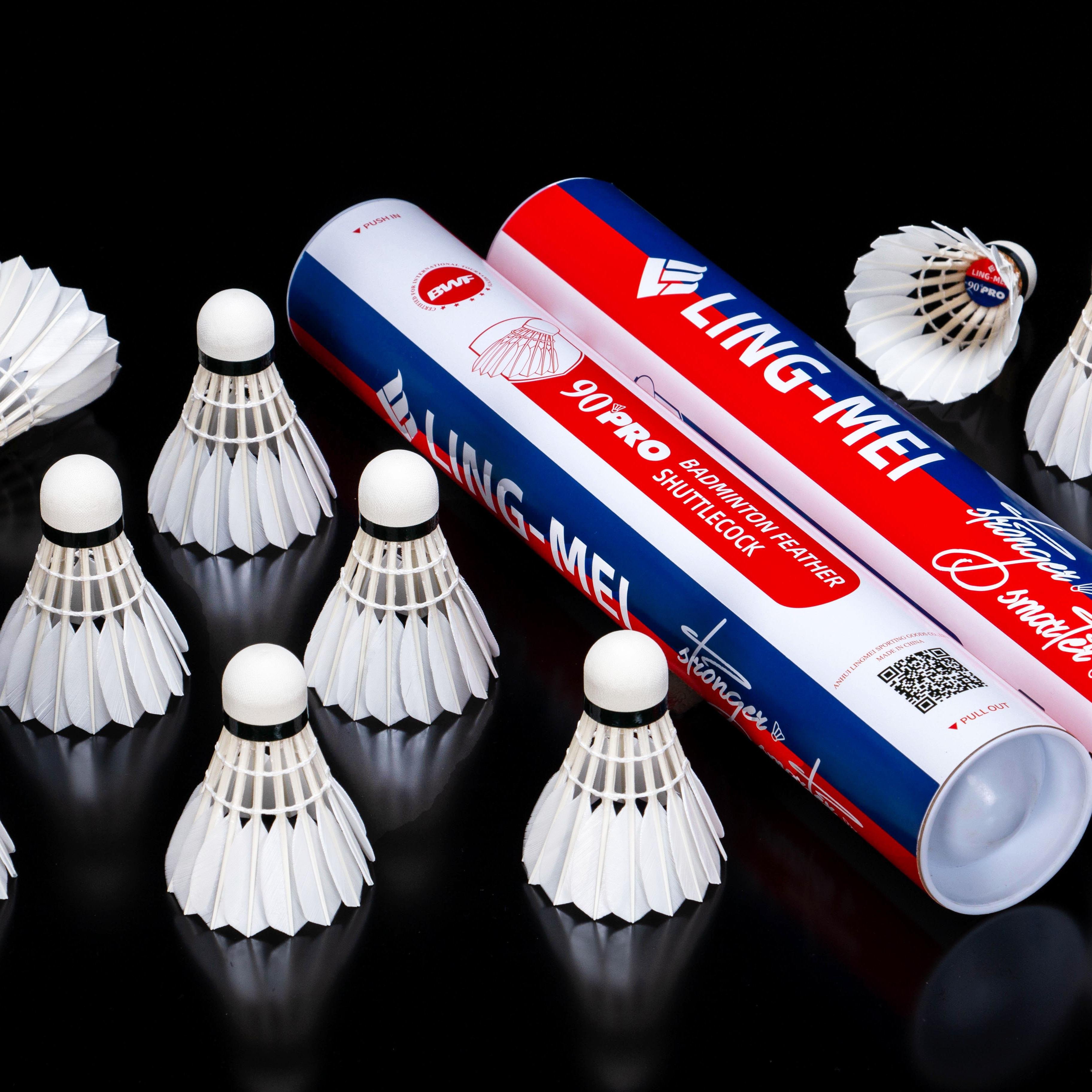 LINGMEI 90PRO Shuttlecock Goose Feather Badminton Shuttlecock