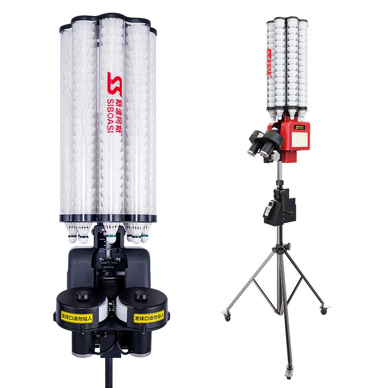 Siboasi B5 New Launched Shuttlecock Shooting Machine Badminton Training Machine With Large Capacity Battery