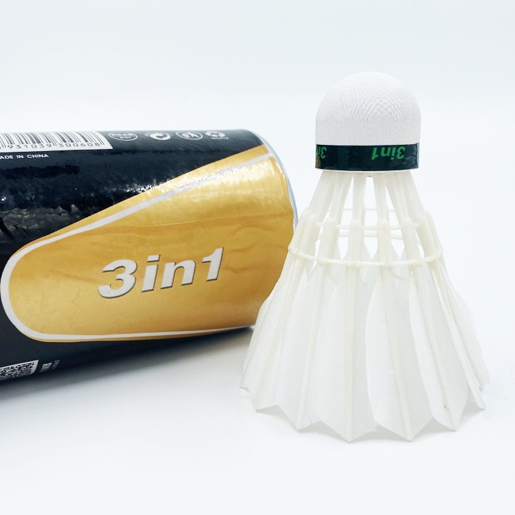 Dmantis 3in1 Badminton D60 Shuttles Super Durable Natural Duck Feather Shuttlecock For Training and Competition