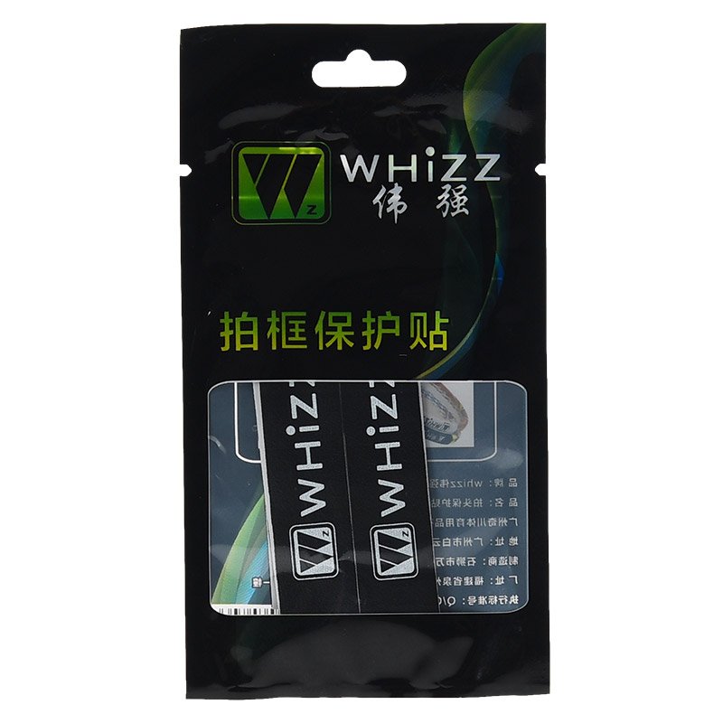 New invention product launch Whizz badminton racket head protector tape black color 2pcs/bag tape