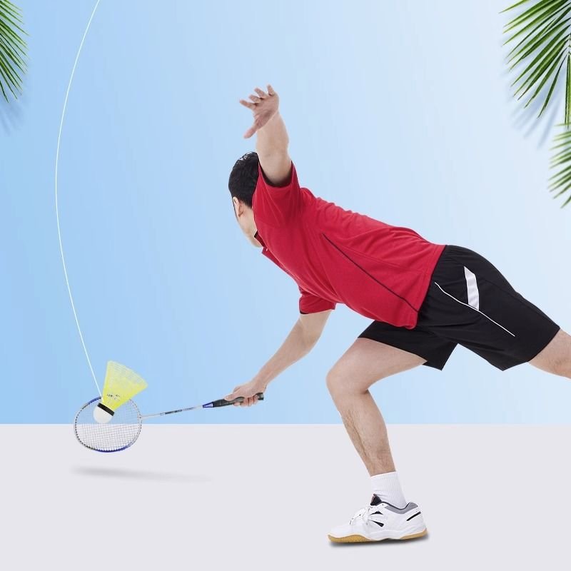 Best selling solo equipment practice training rebound single hanging badminton shuttlecock trainer tool