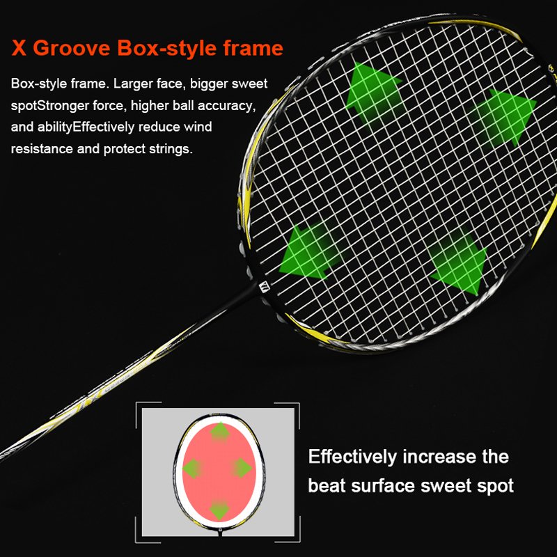 manufacturer china professional graphite carbon fiber badminton shuttlecock racket