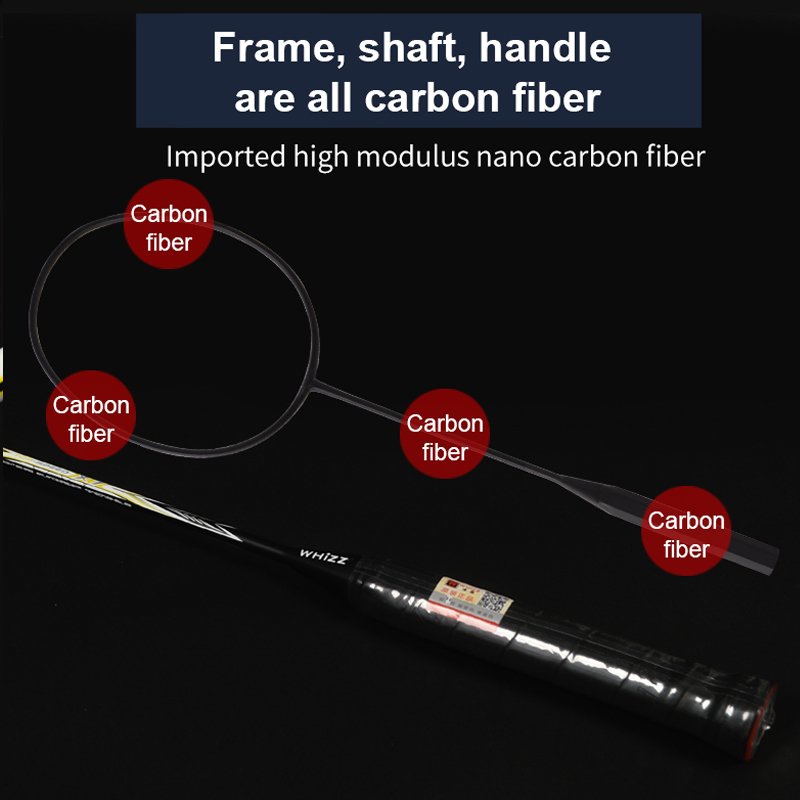 manufacturer china professional graphite carbon fiber badminton shuttlecock racket