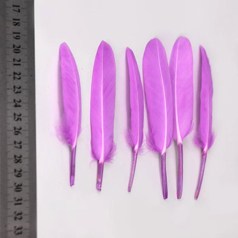 Wholesale High Quality Colorful Goose Feathers Natural Colored Goose Feather Dyed Various Colors Goose Feathers for Craft