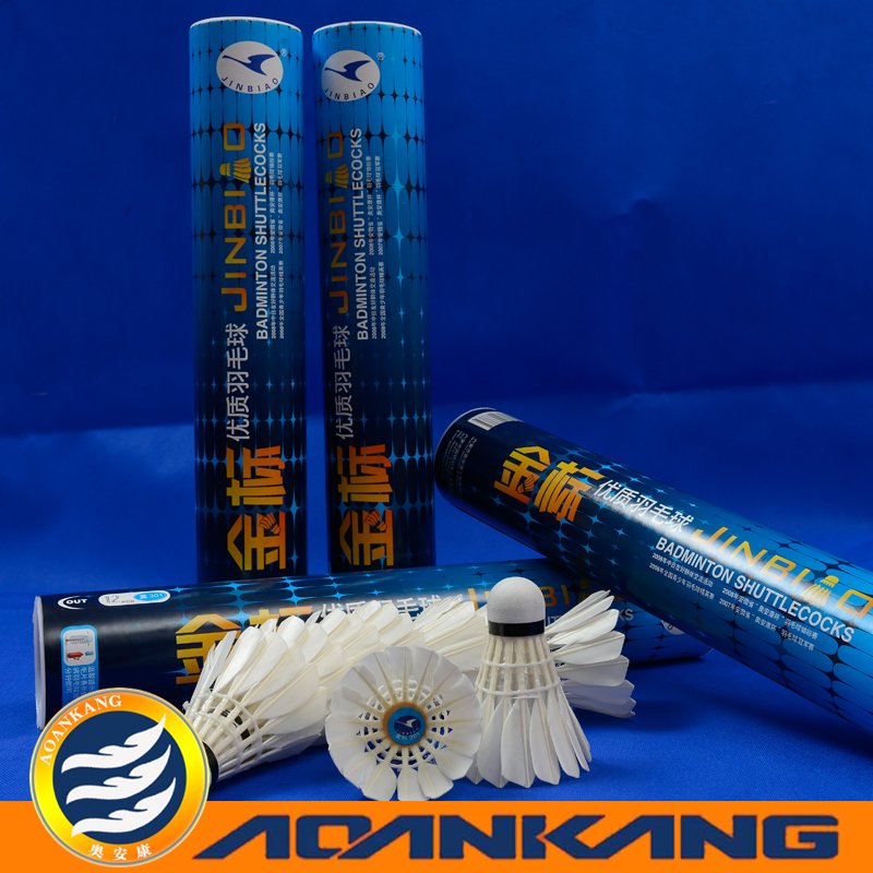 Advanced Goose Feather Badminton Birdies Balls High Speed Badminton Shuttlecocks with Great Stability and Durability