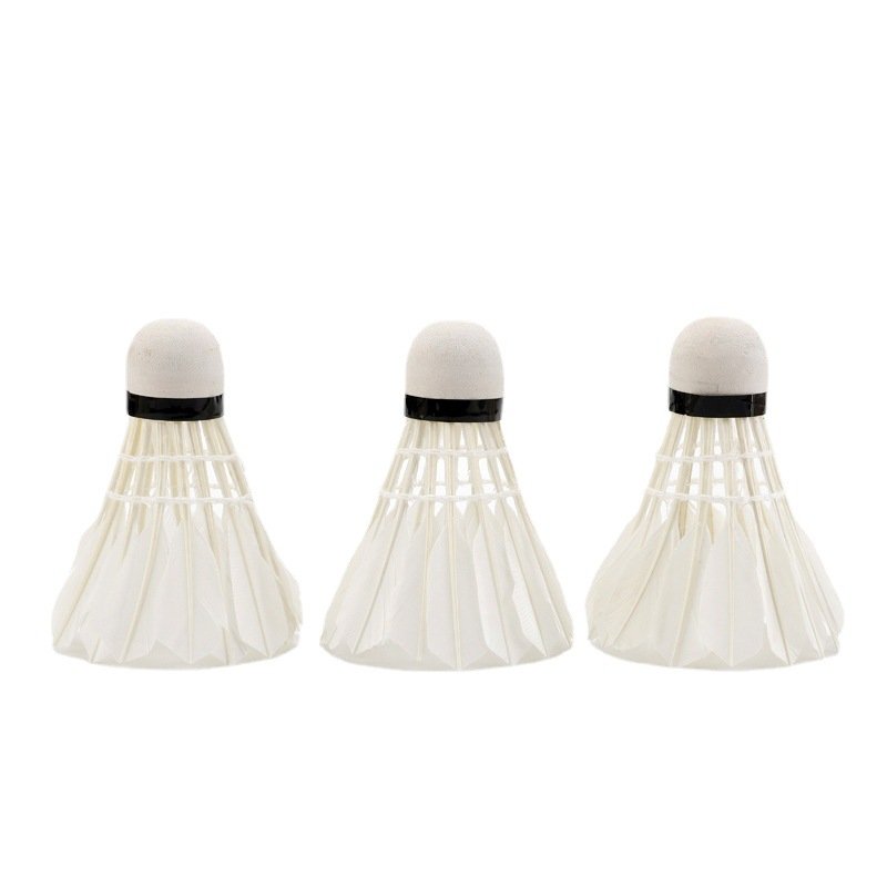 Hot Selling Goose Feather Air Shuttlecock Sports Good Badminton Use For Training indoor and outdoor