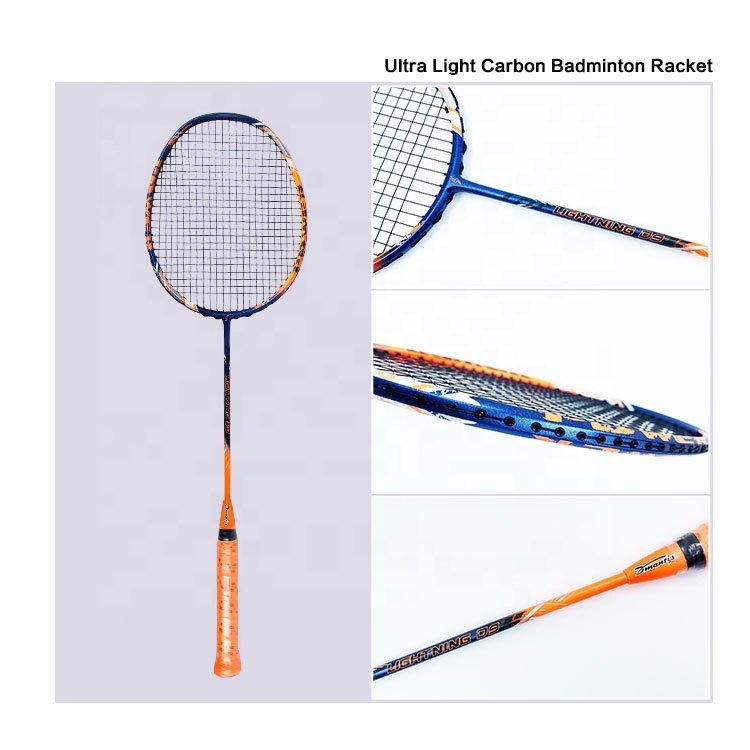 T30 Light Full Carbon Graphite Fiber Badminton Racket Soft Hardness Amateur Training Wholesale Factory Quality Sport Rackets
