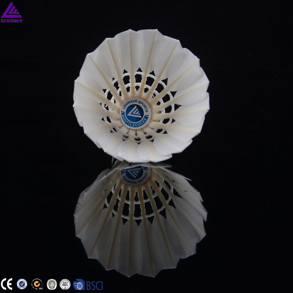 Factory custom provided Badminton Shuttlecocks Birdies,12 Pack Training Badminton Balls with Great Stability for in/out door