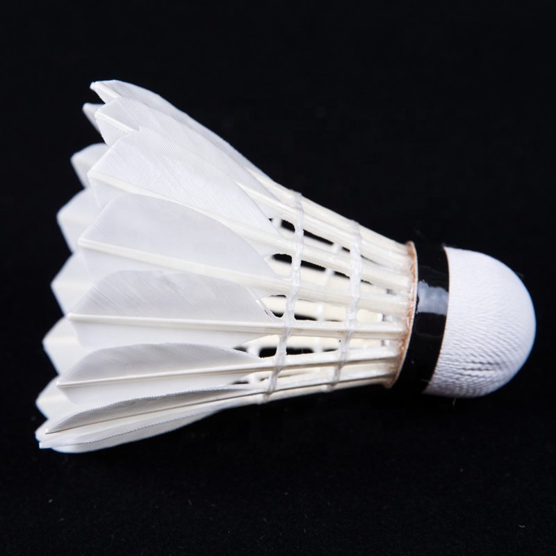 Hot Sales Wholesale Cheap Price Good Quality Duck Feather Badminton Shuttlecock OEM Customized Head Logo