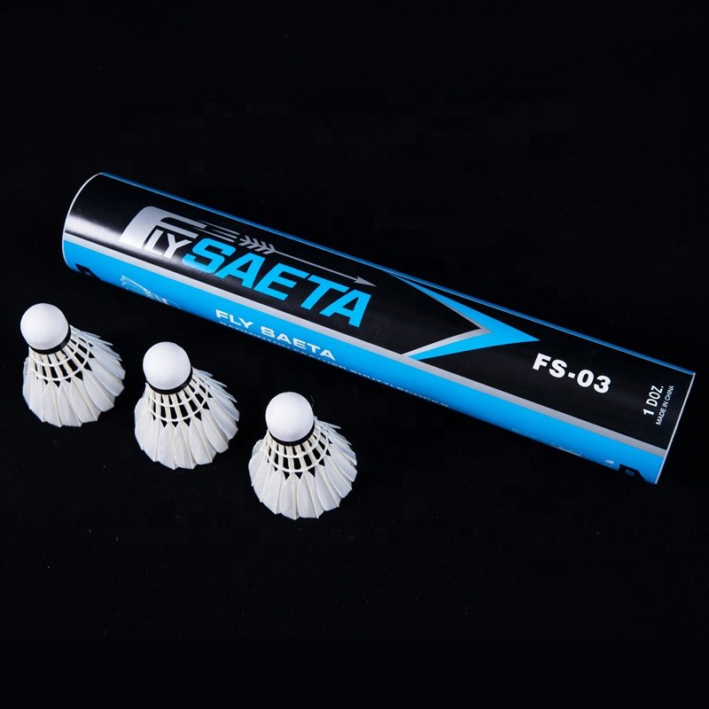 Hot Sales Wholesale Cheap Price Good Quality Duck Feather Badminton Shuttlecock OEM Customized Head Logo
