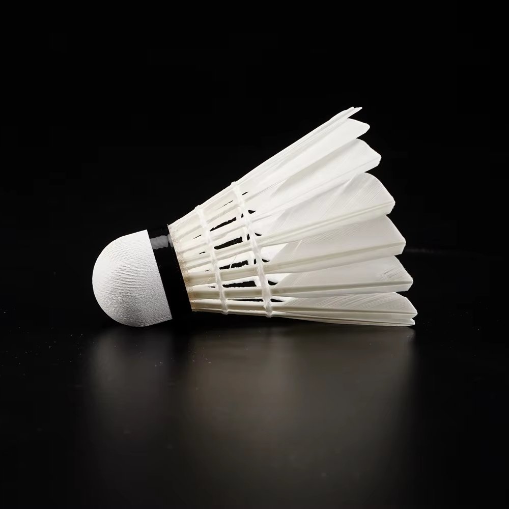 Durable Badminton Shuttlecock for Beginner Player Duck Feather single side feather