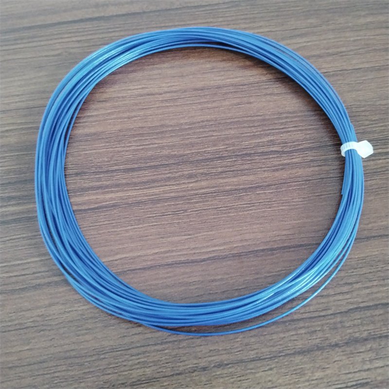 Popular 0.68mm*10m Badminton Racquet String with Good Resiliency Made of Durable Nylon Material