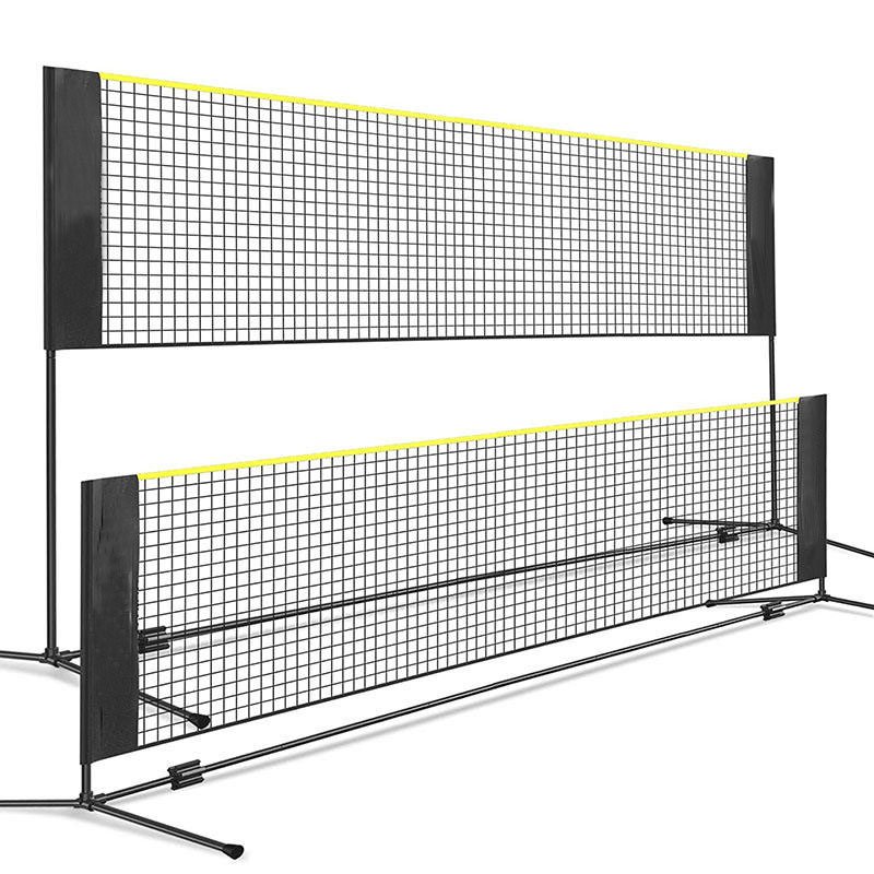 Badminton Pickleball Net - Height Adjustable Portable Net for Junior Tennis Kids Volleyball & Soccer