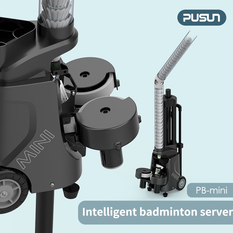 2023 Hot Sales Automatic Badminton Ball Machine PB-MINI For Training Practice with APP Remote Control