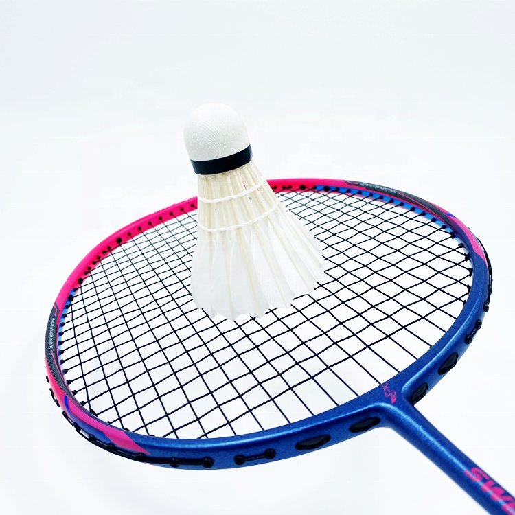 100% Full Carbon Fiber Graphite Hot Sale Prices Professional Wholesaler Badminton Racket Shuttle Bat Profesional Racchetta da Ba