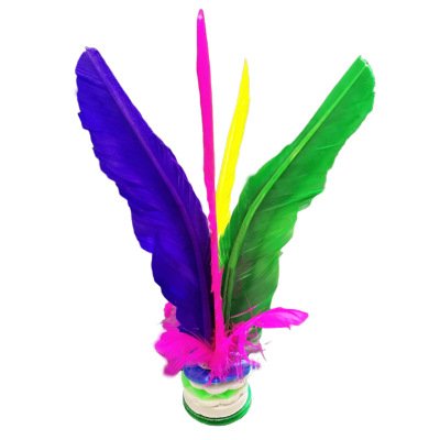 Colorful Jianzi Foot Sports Foot Kick Handwheel Fancy Goose Feather Kick Shuttlecock Outdoor Entertainment For Physical Exercise