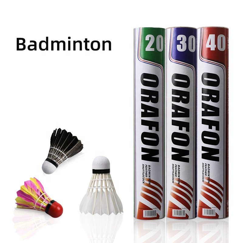 Wholesale goose feather shuttlecock is playable and stable professional shuttlecock