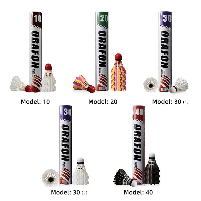 Wholesale goose feather shuttlecock is playable and stable professional shuttlecock