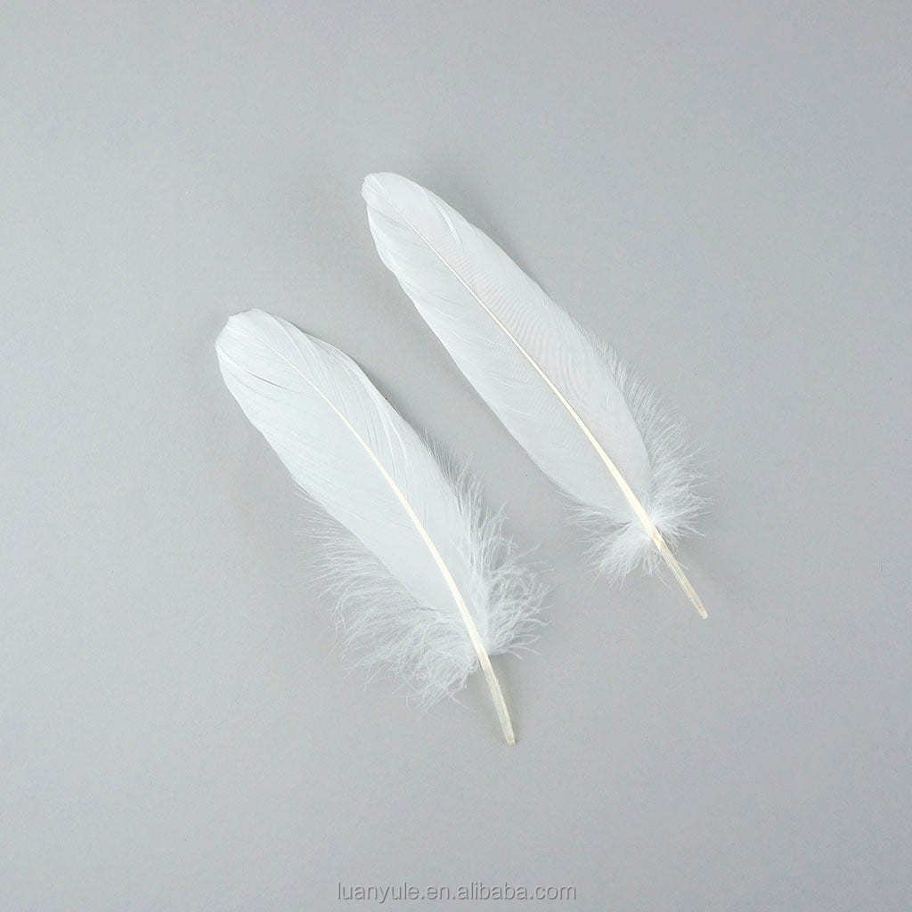 Top Quality Duck Feather Shuttlecock Natural Pure White Duck Feather for Shuttlecock