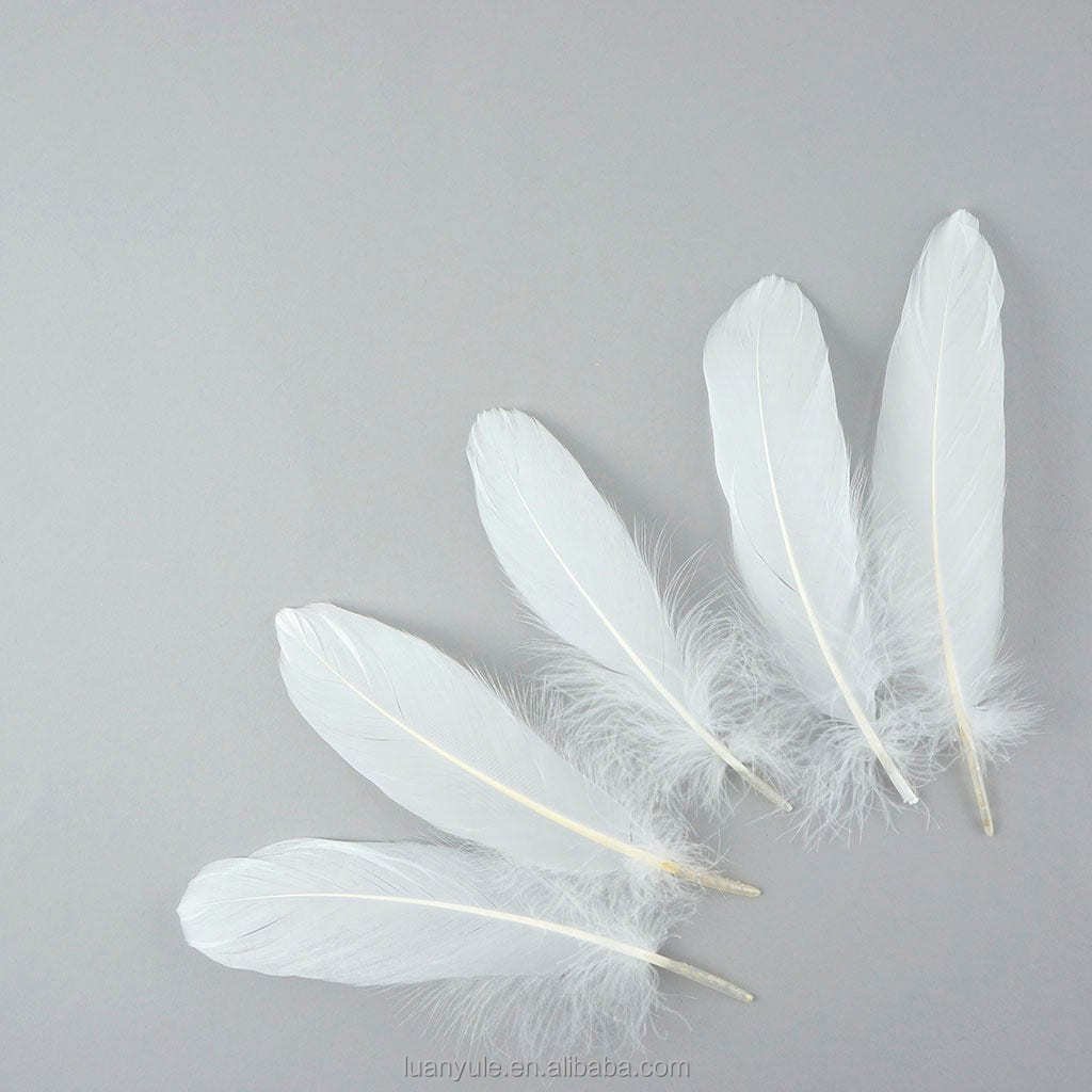 Top Quality Duck Feather Shuttlecock Natural Pure White Duck Feather for Shuttlecock