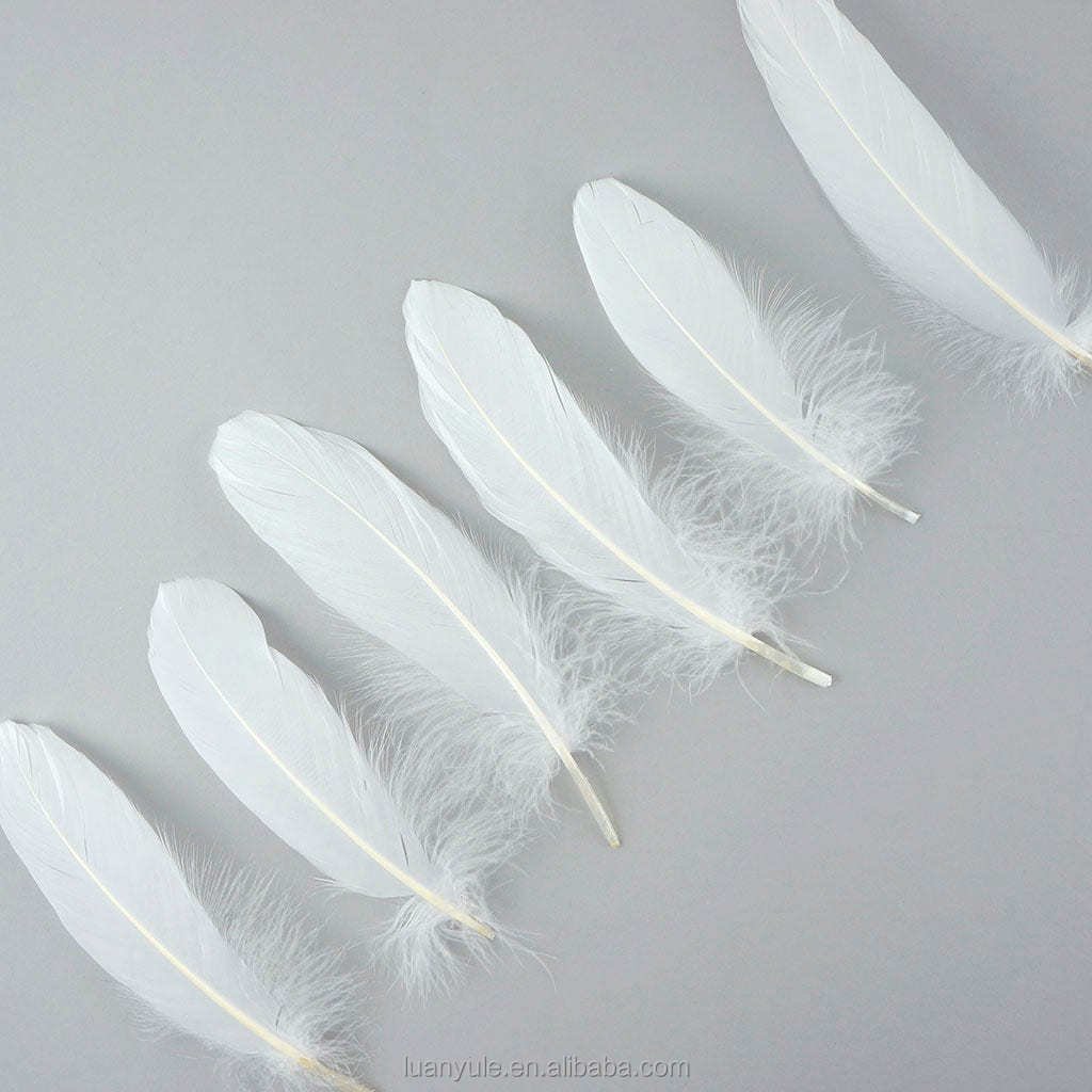 Top Quality Duck Feather Shuttlecock Natural Pure White Duck Feather for Shuttlecock