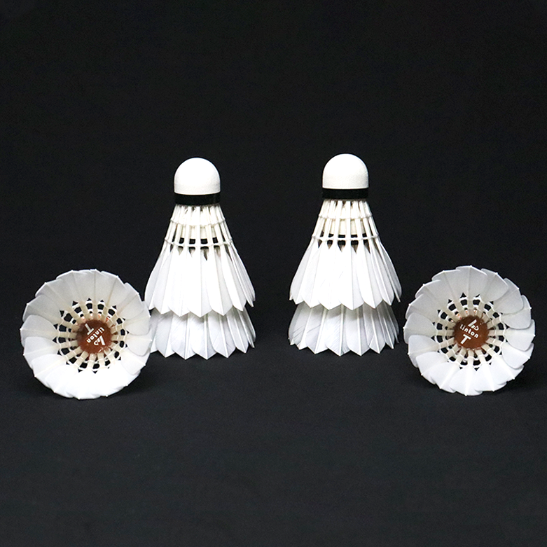 Guaranteed quality super grade goose feather baton master straighten import badminton shuttlecock