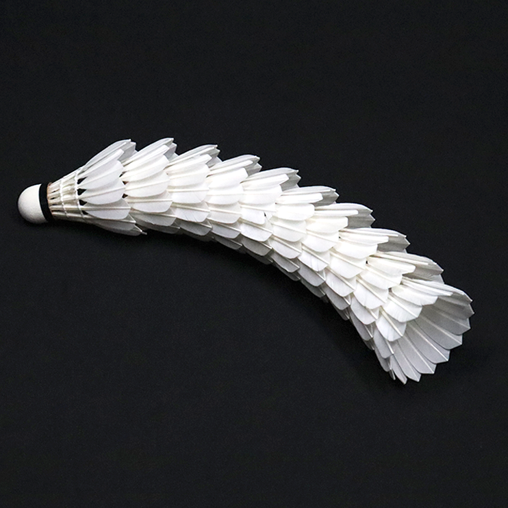 Guaranteed quality super grade goose feather baton master straighten import badminton shuttlecock