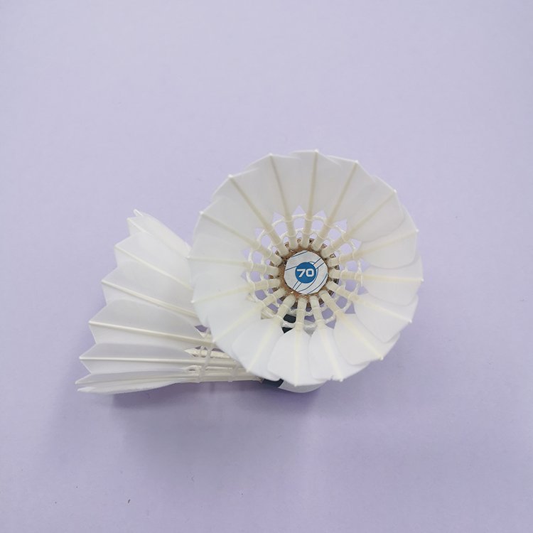 Dmantis Premium High-Level Badminton Shuttlecocks Goose Blade Plume Feather Sandwich 3 Layers Cork D70