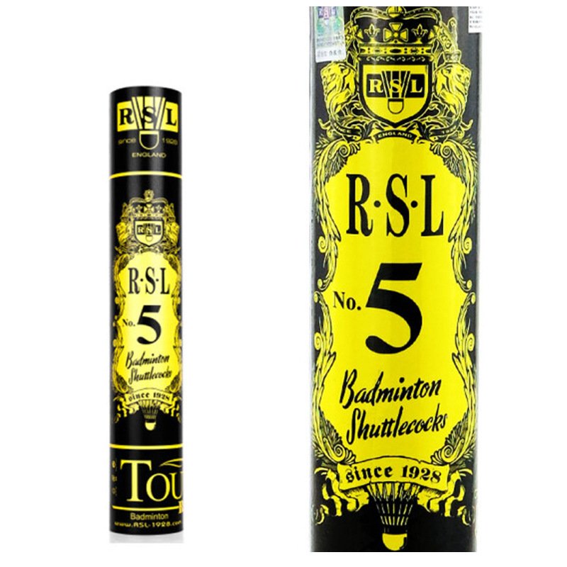 Genuine Rsl Badminton Shuttlecock No.4 No.5 No.6 No.7 High Quality Duck Feather Shuttlecock Badminton Ball