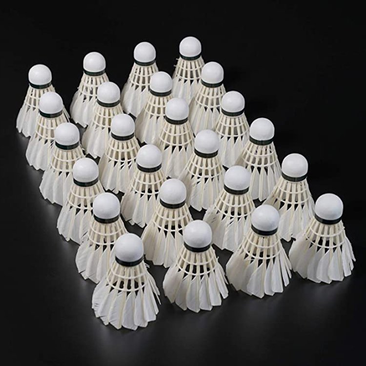 High Quality Grade A Goose Feather Badminton Shuttlecock Sports Equipment Sports And Game Feather Shuttle Cock