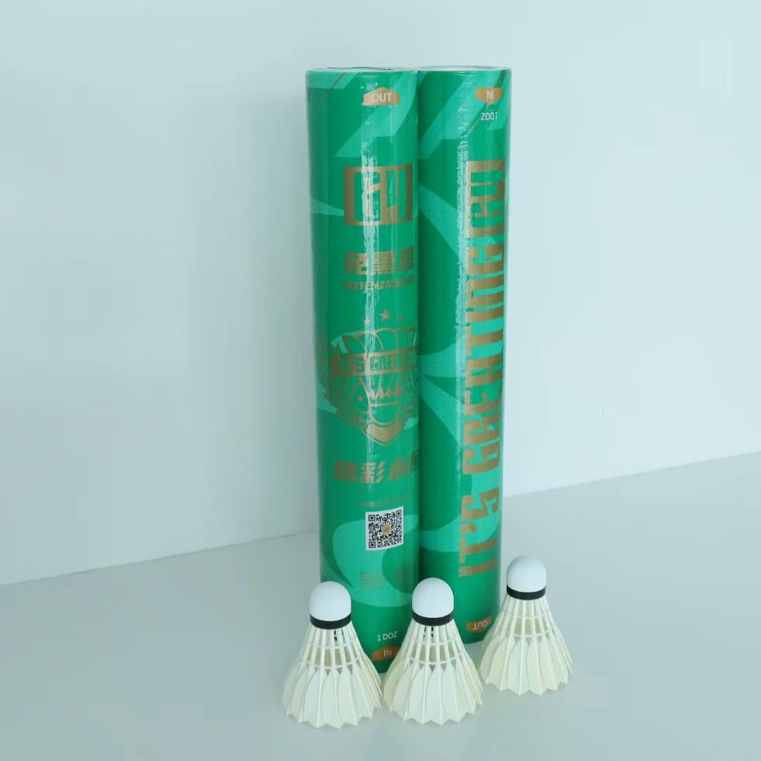 durability all round class C goose feathers badminton shuttlecock for professional training