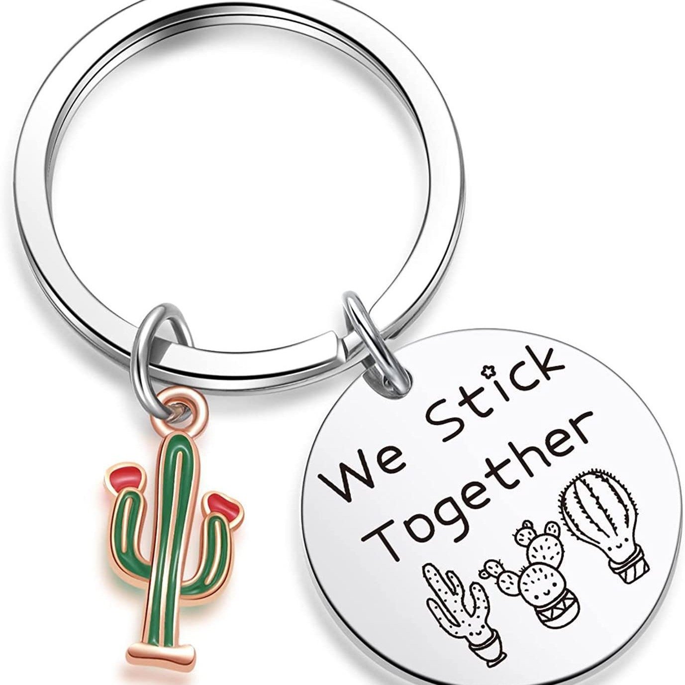 New Nurses' Day Gift Keychain Stainless Steel English Engraved Jewelry Metal Keychain