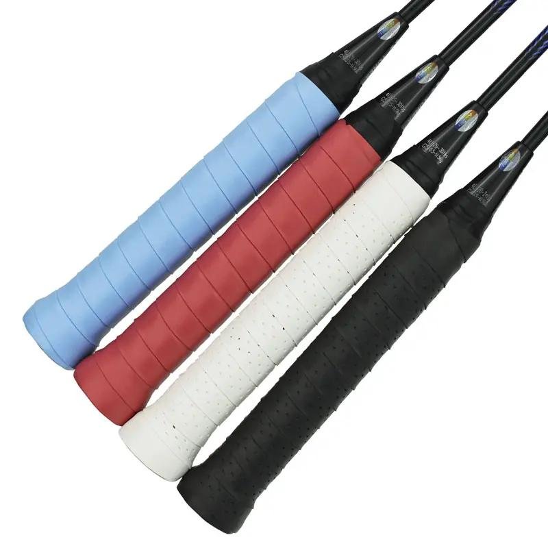 Durable Sweat-Absorbent Badminton Tennis Overgrip Perforated Coated Breathable Fishing Rod Grip Tape Pikleball Overgrip