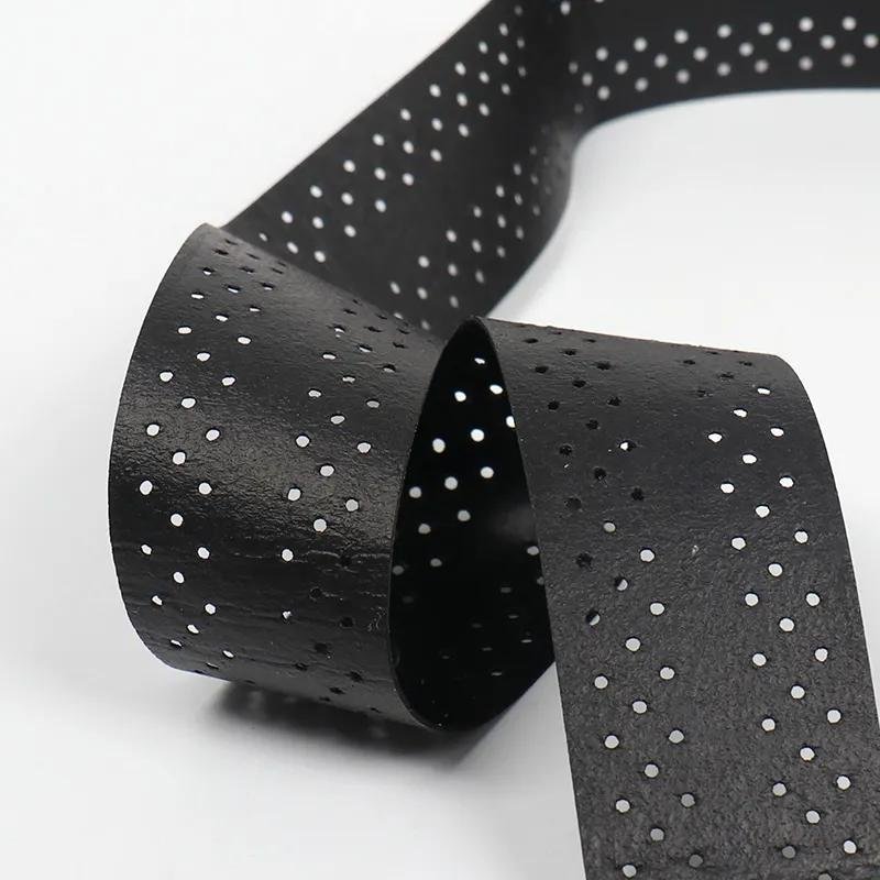 Durable Sweat-Absorbent Badminton Tennis Overgrip Perforated Coated Breathable Fishing Rod Grip Tape Pikleball Overgrip