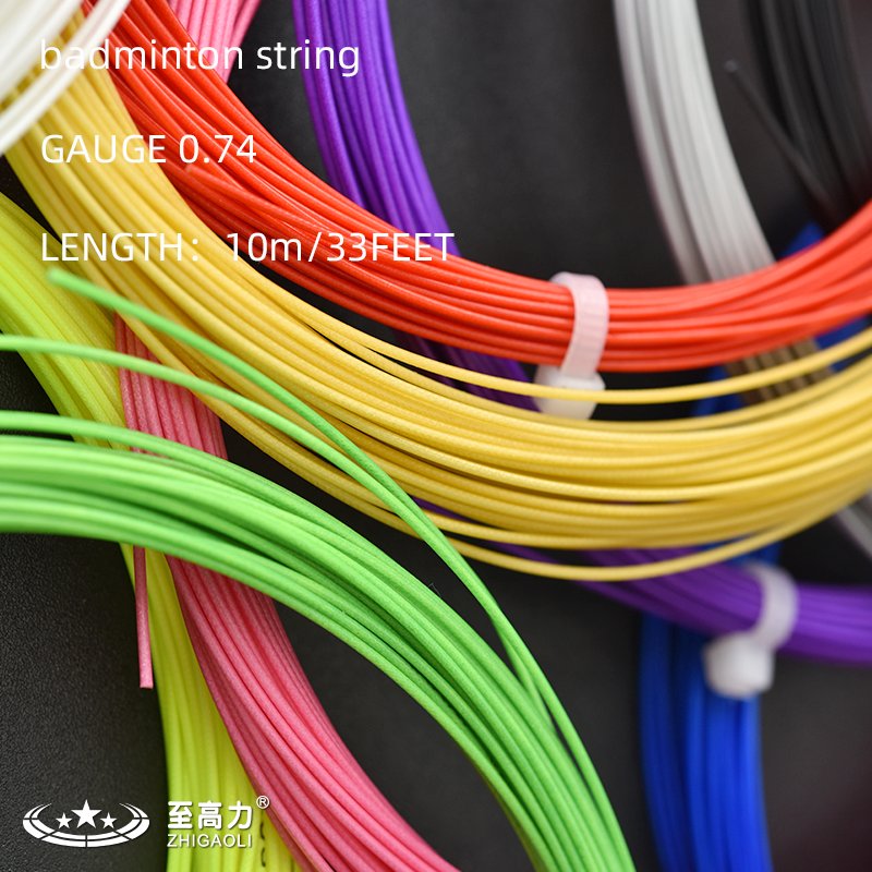 Badminton String Bouncing String for Badminton Racket 10m Length 0.74mm Diameter String for Racket