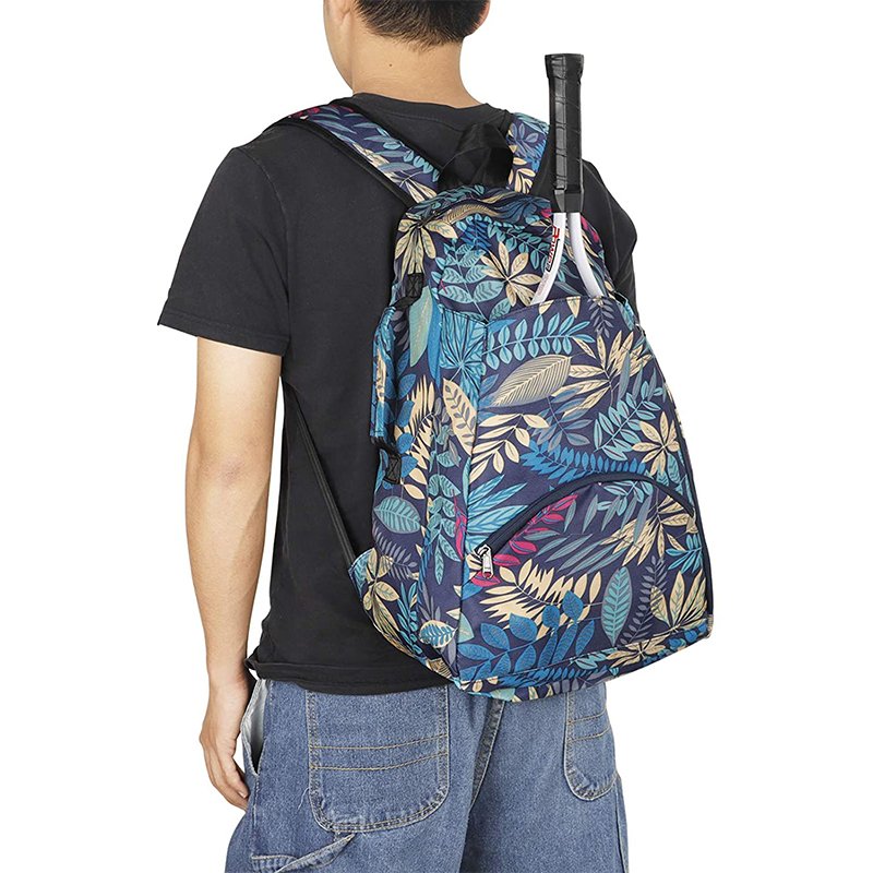 Customized Sublimation Tear-resistant Hold Balls And Other Accessories Tennis Backpack Squash Racquet Badminton Racquet Bag