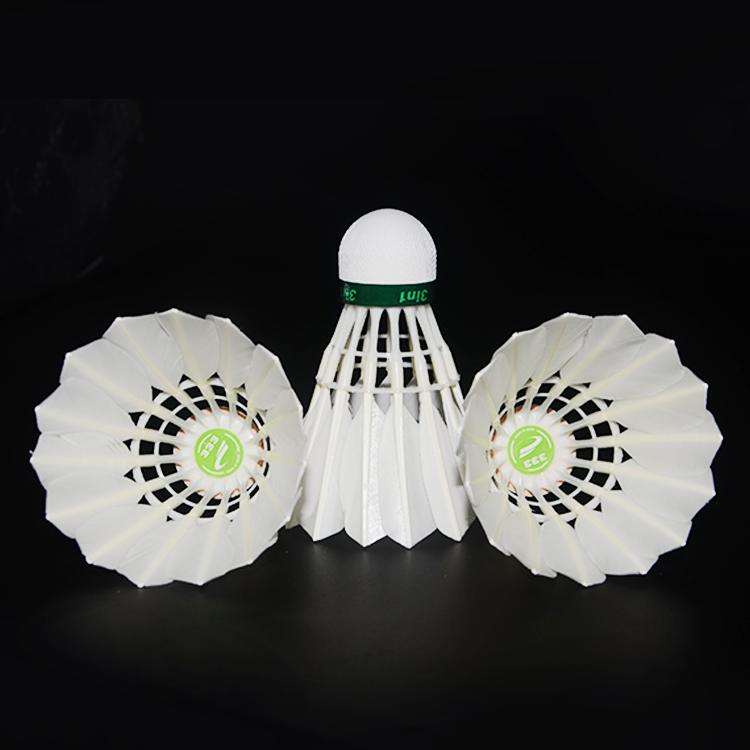3 in 1 Factory Direct Sale durable stable cheap badminton feather shuttlecock for sports training