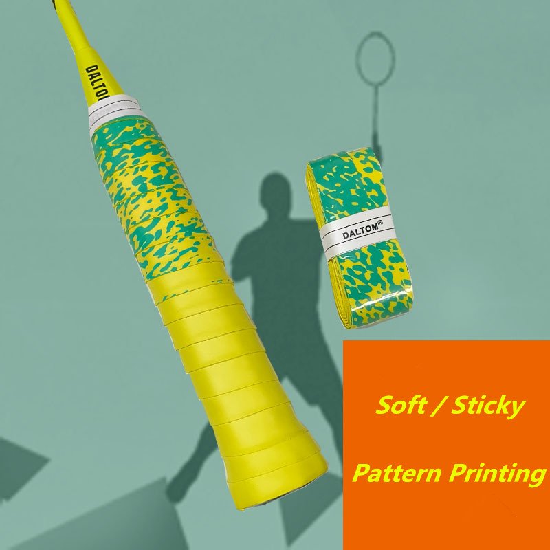 Film Coated Viscos Badminton Performance Overgrip Tacky Feel Comfort PU Patterned Over Grips Tape for Padel
