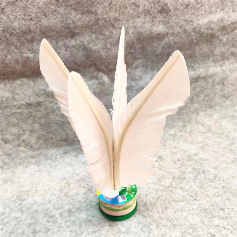 Bulk Order Cheap Price white or Custom Color Logo Package Colorful Kick Shuttlecock Goose Feather Jianzi Wholesale