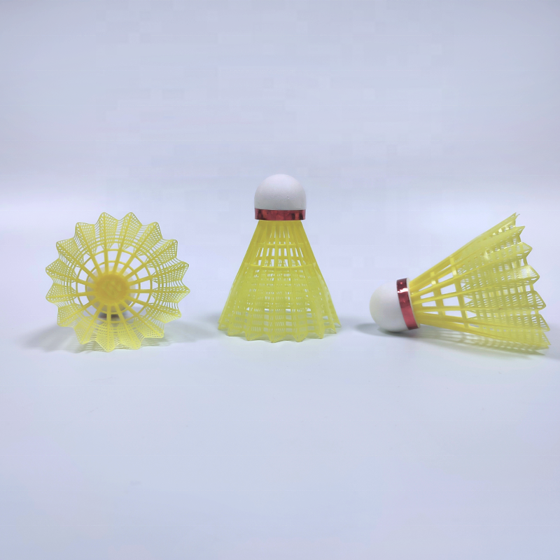 Factory Supply Anyball 211 Nylon Badminton Shuttlecock Yellow Color Durable Badminton Ball