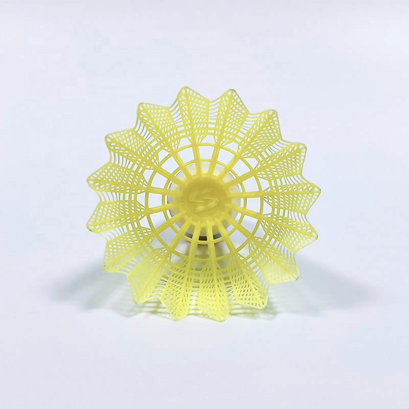 Factory Supply Anyball 211 Nylon Badminton Shuttlecock Yellow Color Durable Badminton Ball