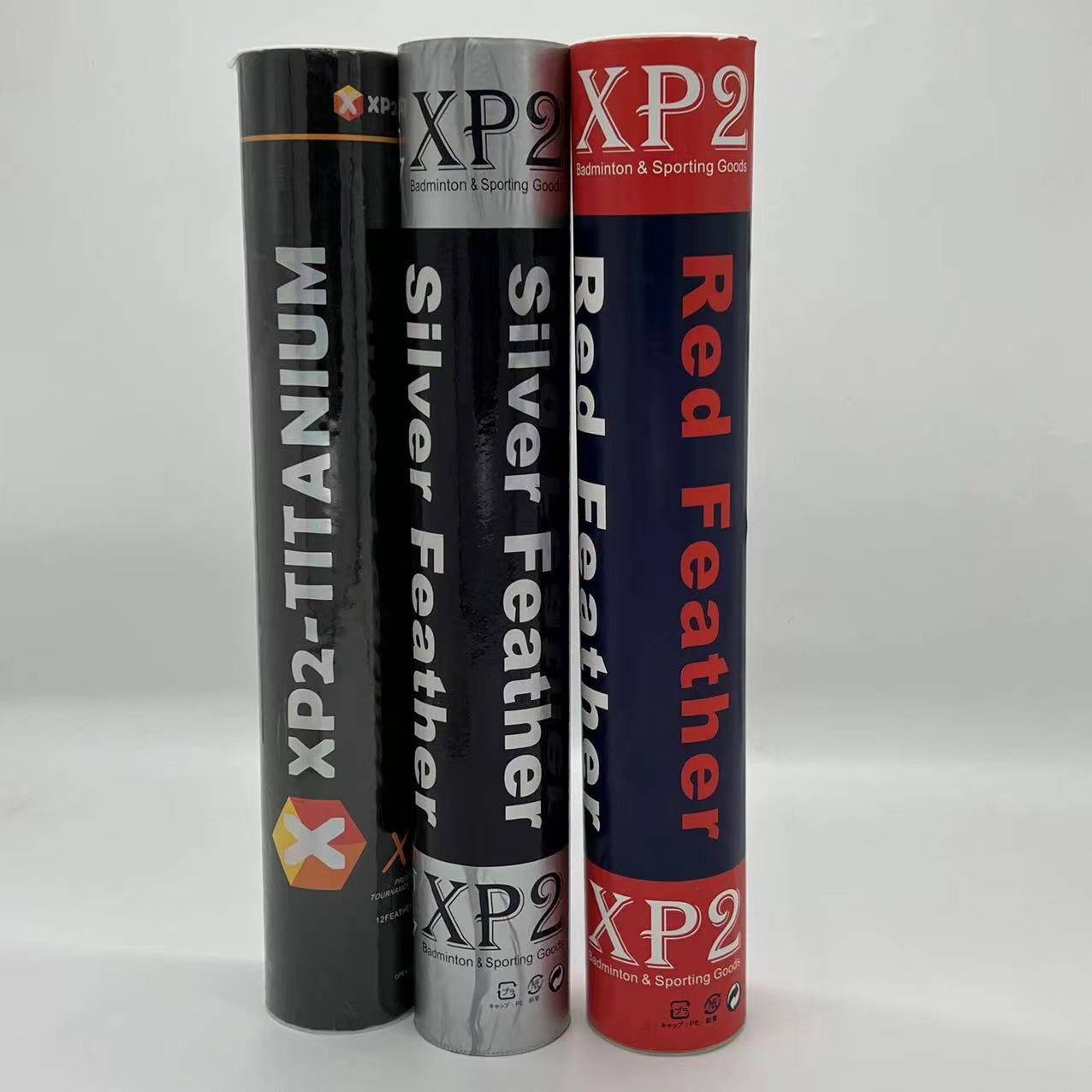 XP2 Silver Badminton Shuttlecock Extremely Durable & Consistent in Filight Suitable for Professional Badminton Players