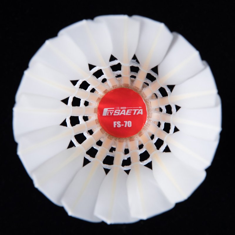 China Goose Feather NO.70 Badminton Shuttlecock String Machine To Japan