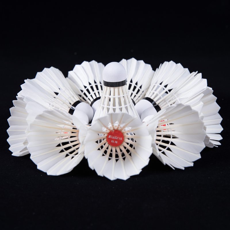 China Goose Feather NO.70 Badminton Shuttlecock String Machine To Japan